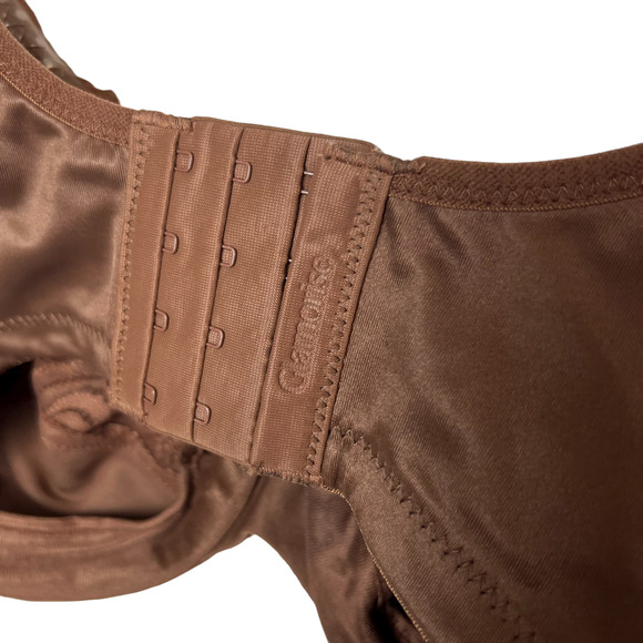 Glamorise Size 42D Full Figure Wonderwire Back Close Bra Comfort Mocha 1896LS - Picture 9 of 11